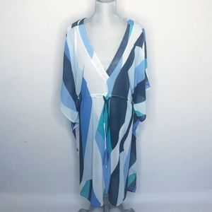 Halogen | Swimsuit Coverup Dress Belt Waist (S24)